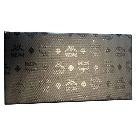 MCM Long Blue Zip Wallet with Dustbag and box. - Picture 2 of 11